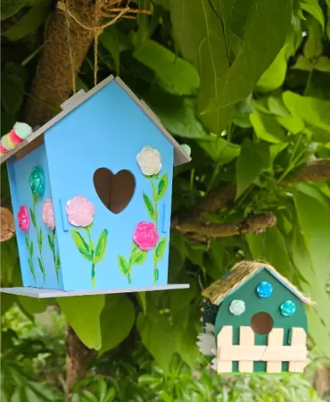 DIY - Vogelhuisjes pimpen